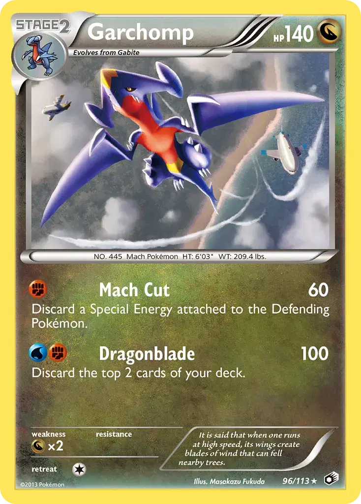 Garchomp Legendary Treasures 96