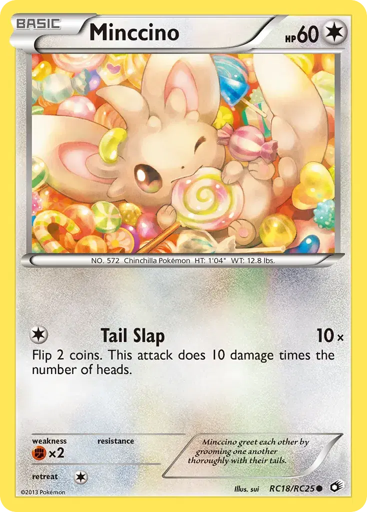 Minccino Legendary Treasures RC18