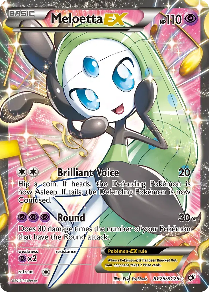 Meloetta-EX Legendary Treasures RC25