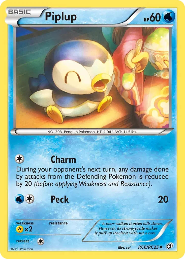 Piplup Legendary Treasures RC6