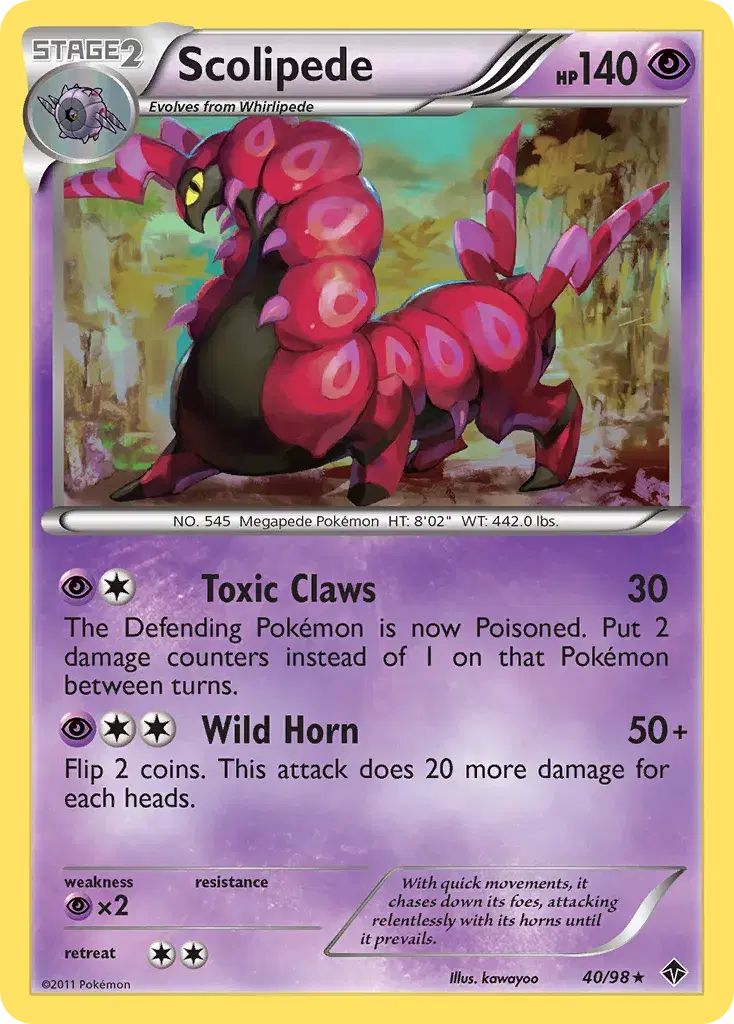 Scolipede Emerging Powers 40
