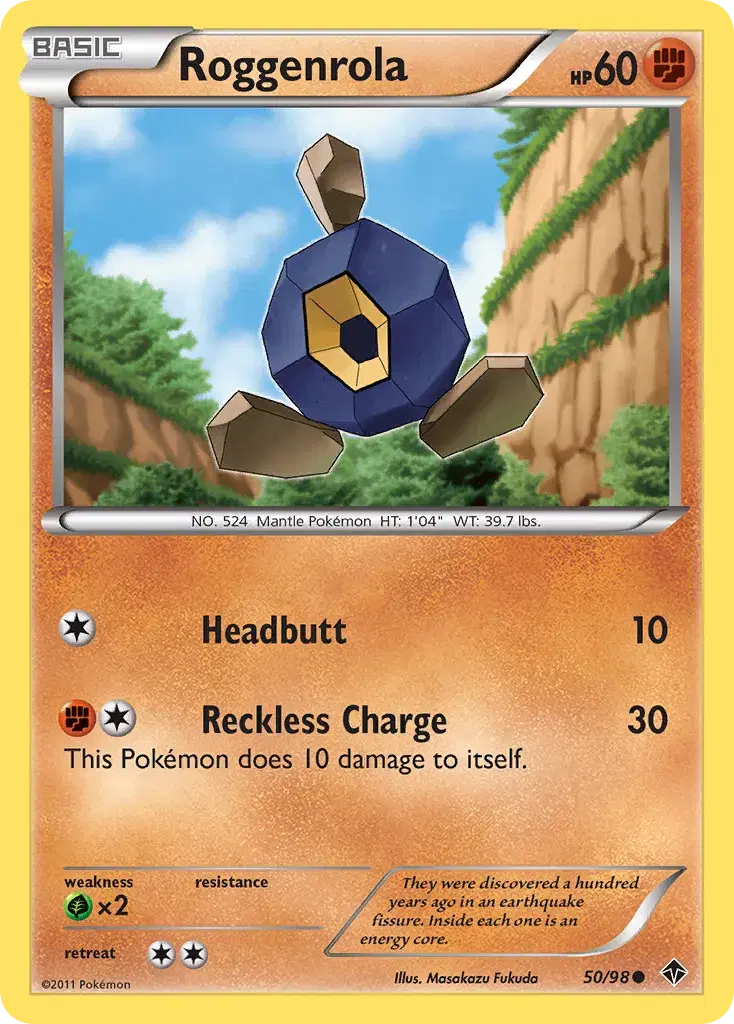 Roggenrola Emerging Powers 50