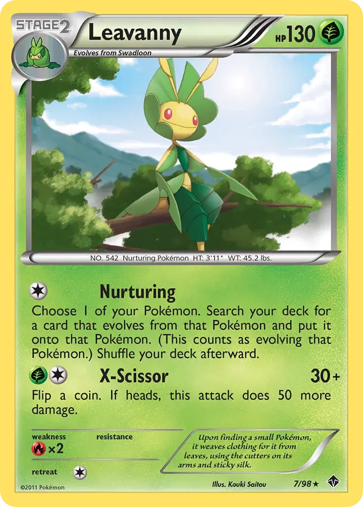 Leavanny Emerging Powers 7