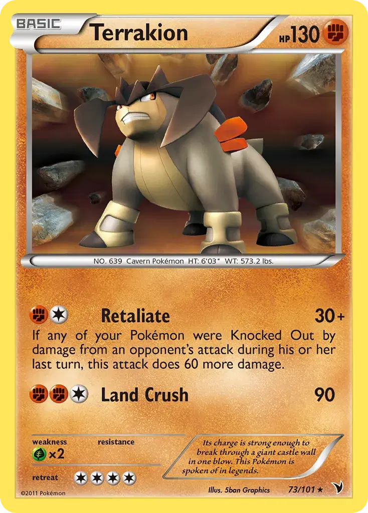 Terrakion Noble Victories 73