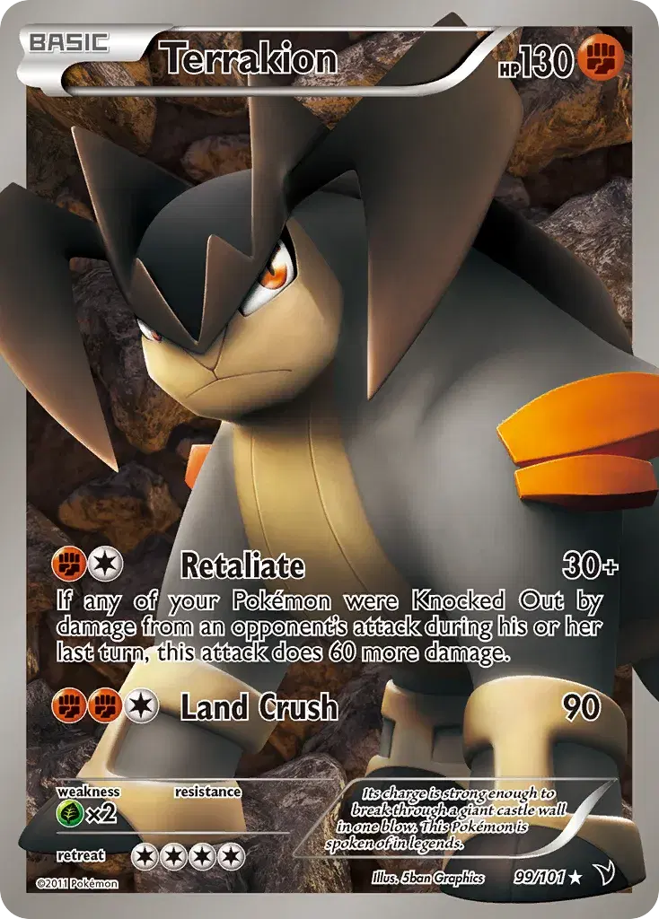Terrakion Noble Victories 99