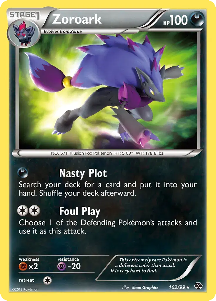 Zoroark Next Destinies 102