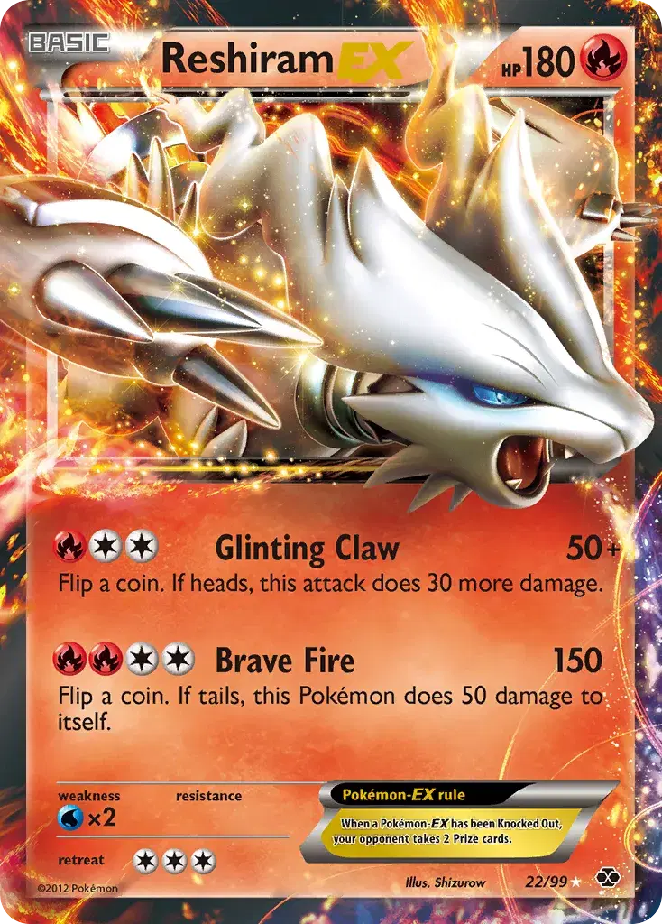 Reshiram-EX Next Destinies 22