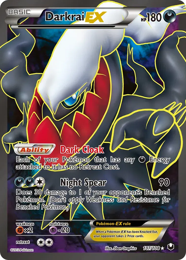 Darkrai-EX Dark Explorers 107