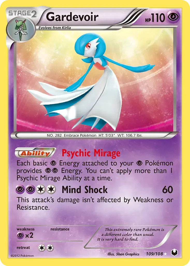 Gardevoir Dark Explorers 109
