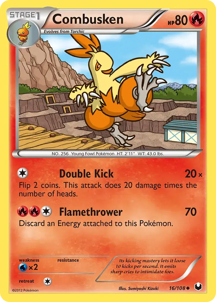 Combusken Dark Explorers 16