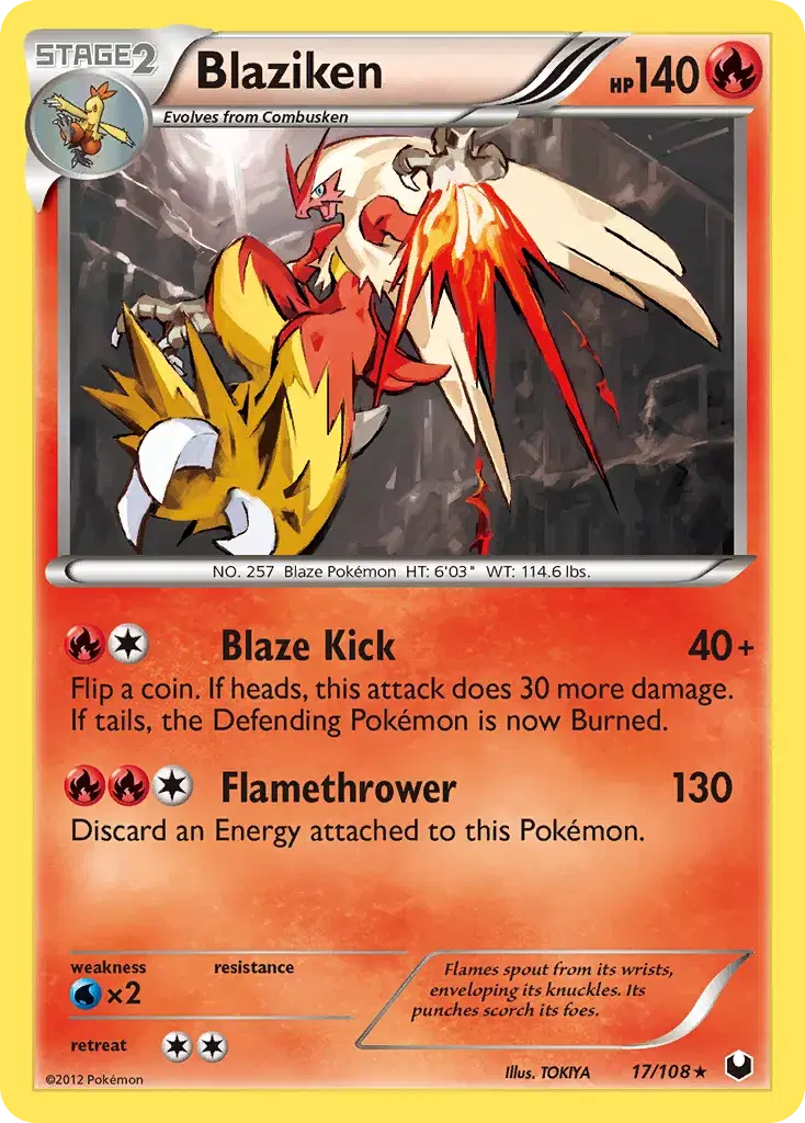 Blaziken Dark Explorers 17