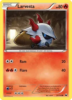 Larvesta Dark Explorers
