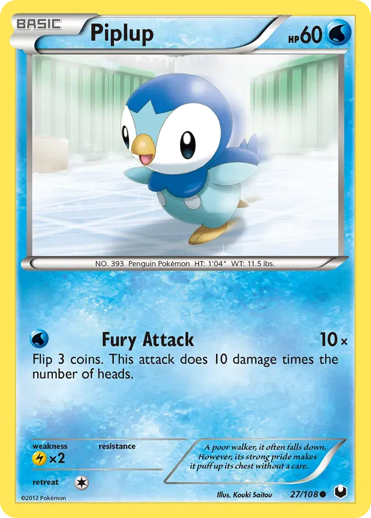 Piplup Dark Explorers 27