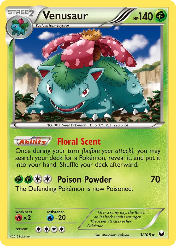 Venusaur Dark Explorers 3