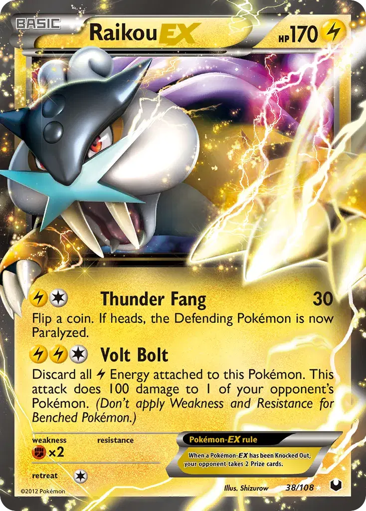 Raikou-EX Dark Explorers 38
