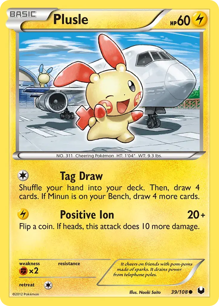 Plusle Dark Explorers 39