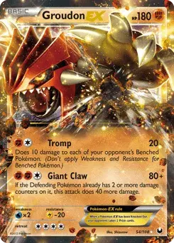 Groudon-EX Dark Explorers