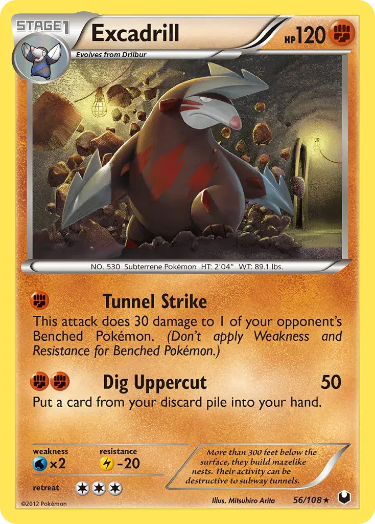 Excadrill Dark Explorers 56