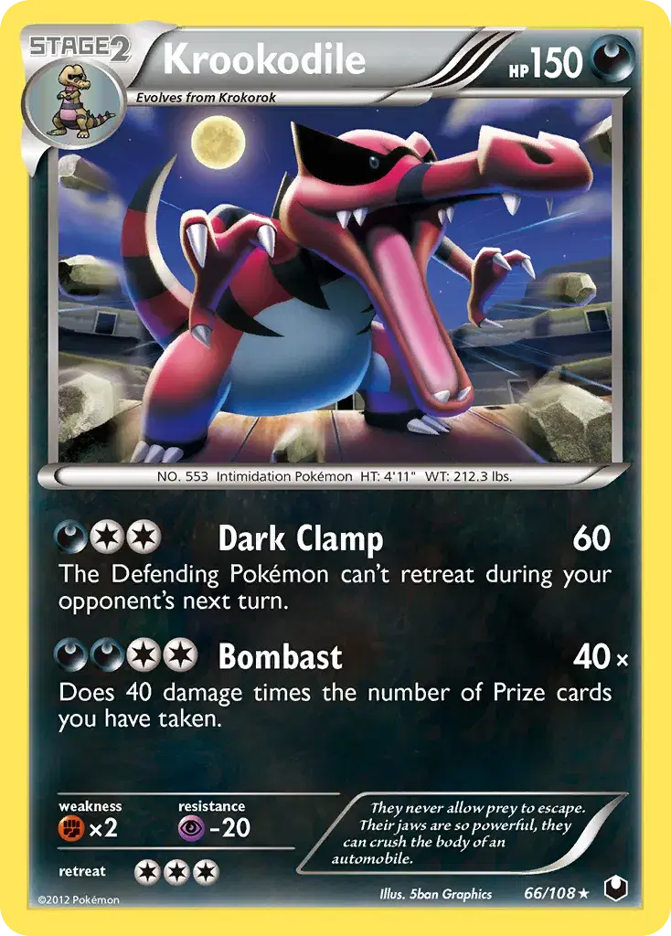 Krookodile Dark Explorers 66