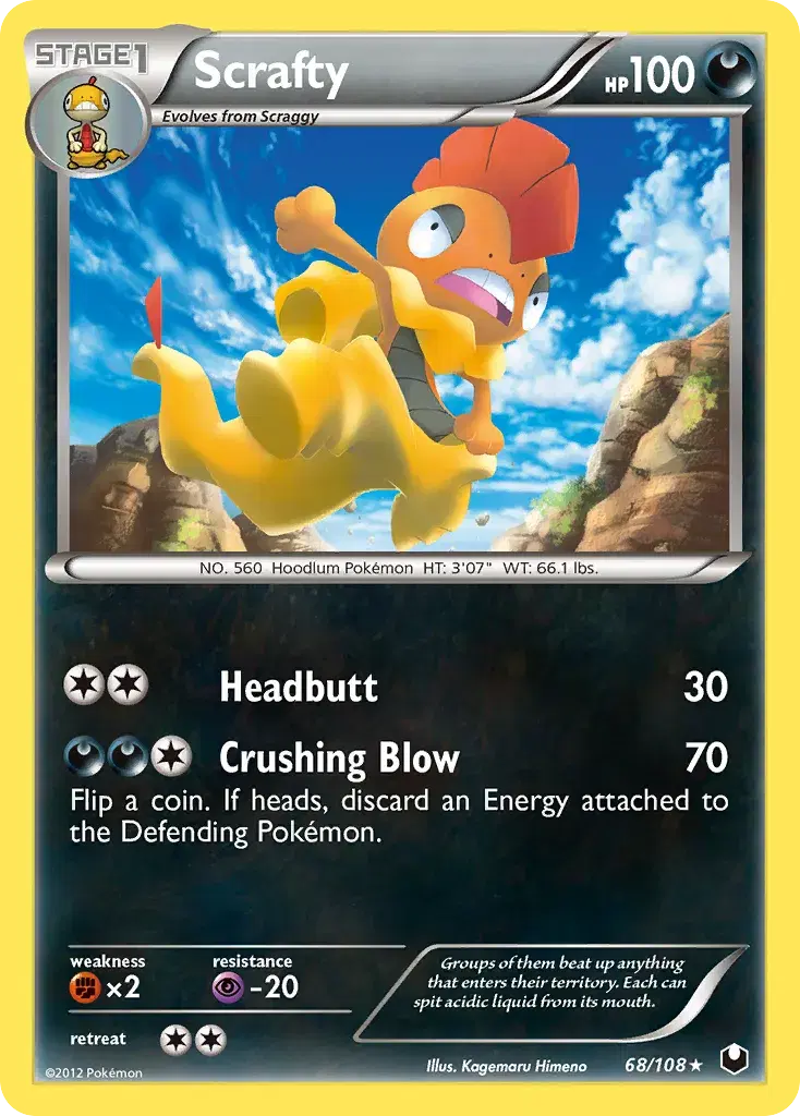 Scrafty Dark Explorers 68