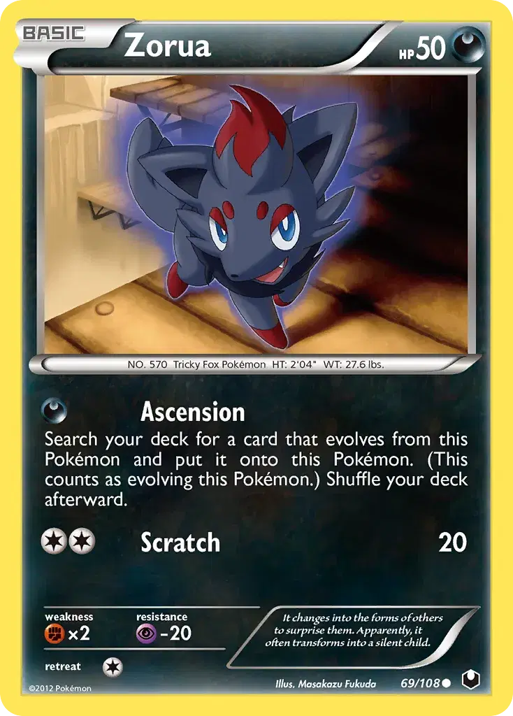 Zorua Dark Explorers 69