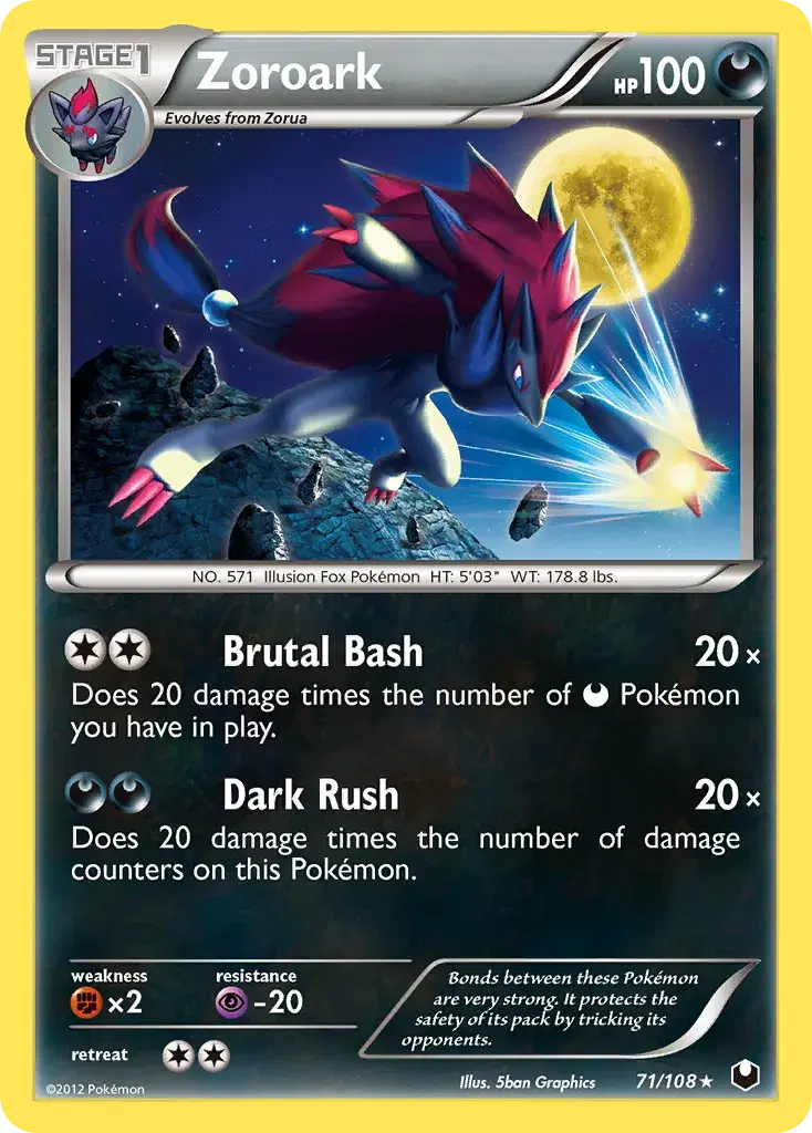Zoroark Dark Explorers 71