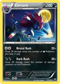 Zoroark Dark Explorers