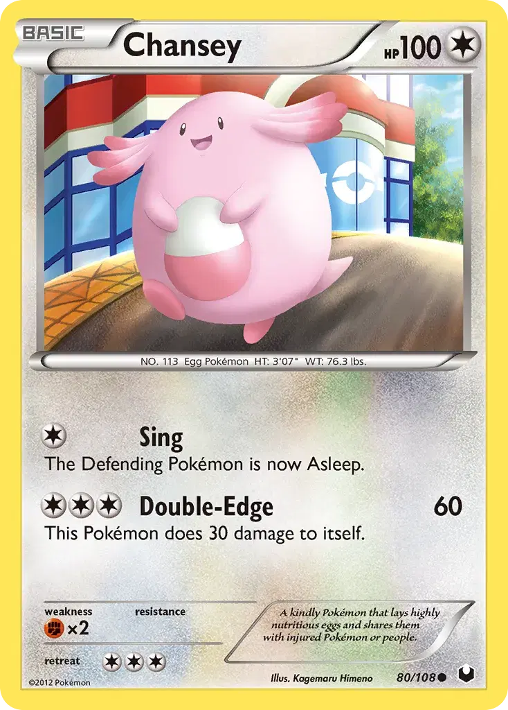 Chansey Dark Explorers 80