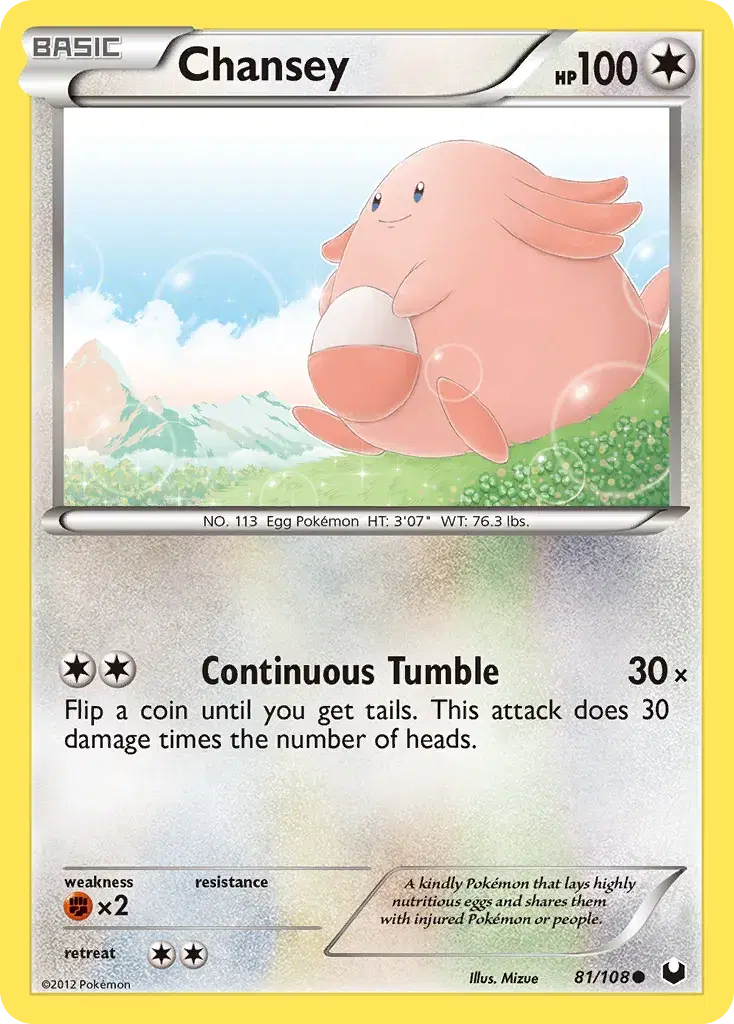Chansey Dark Explorers 81