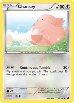 Chansey Dark Explorers