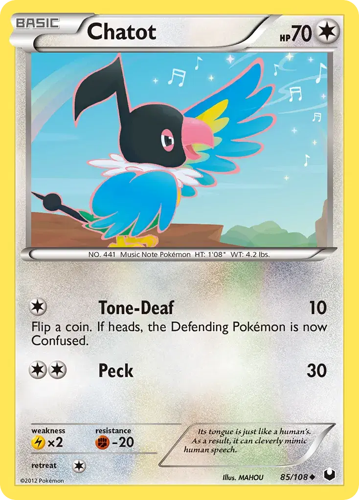 Chatot Dark Explorers 85