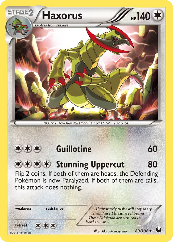 Haxorus Dark Explorers 89
