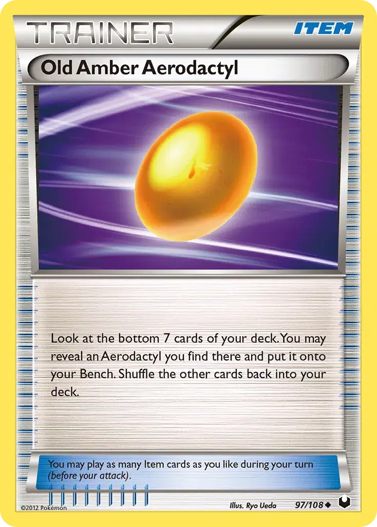 Old Amber Aerodactyl Dark Explorers 97