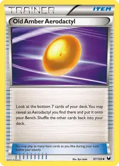 Old Amber Aerodactyl Dark Explorers