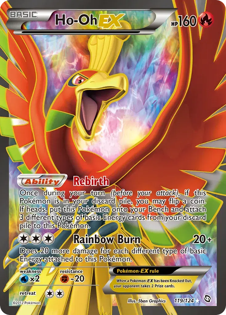 Ho-Oh-EX Dragons Exalted 119