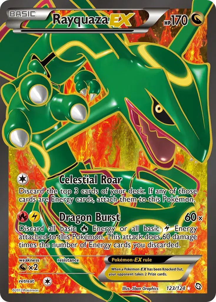 Rayquaza-EX Dragons Exalted 123