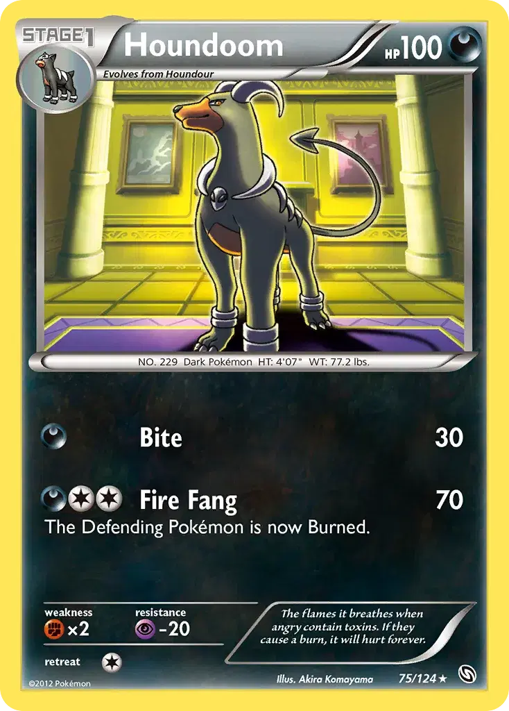 Houndoom Dragons Exalted 75