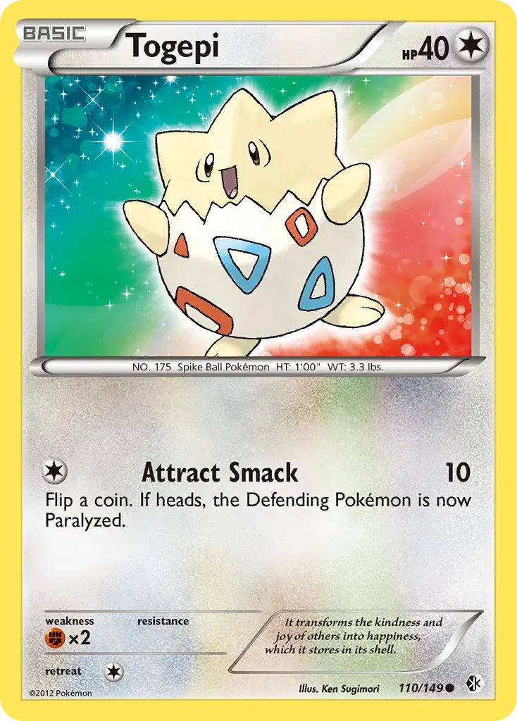 Togepi Boundaries Crossed 110