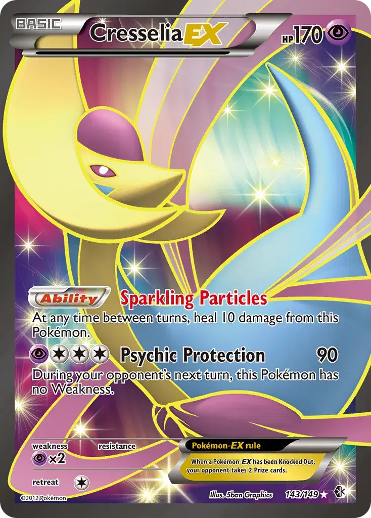 Cresselia-EX Boundaries Crossed 143