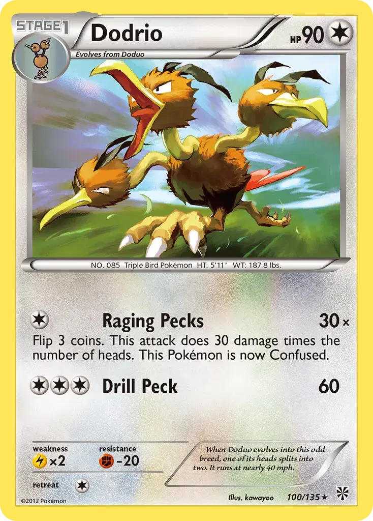 Dodrio Plasma Storm 100