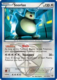 Snorlax Plasma Storm