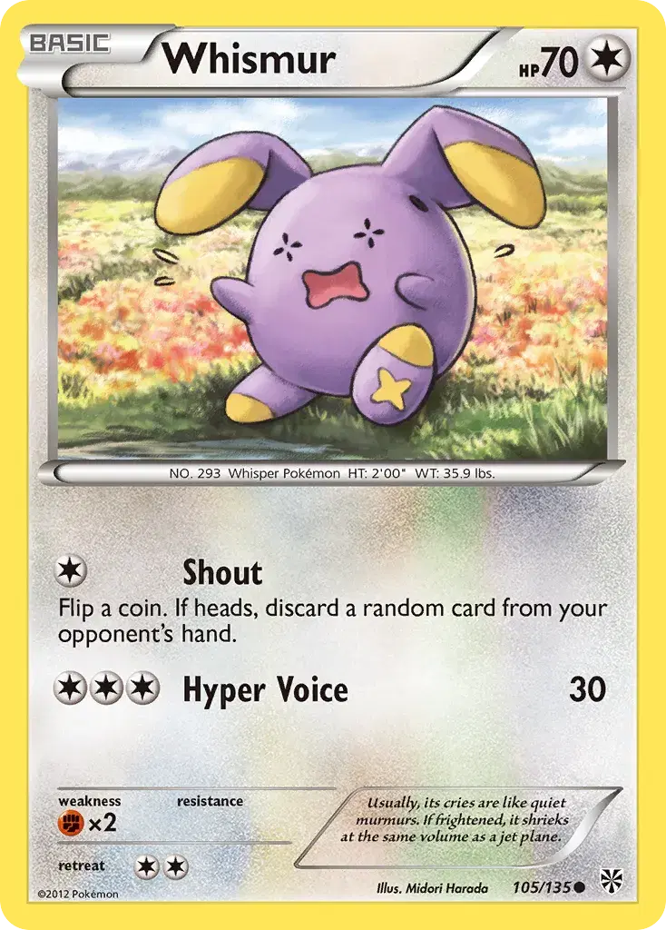 Whismur Plasma Storm 105