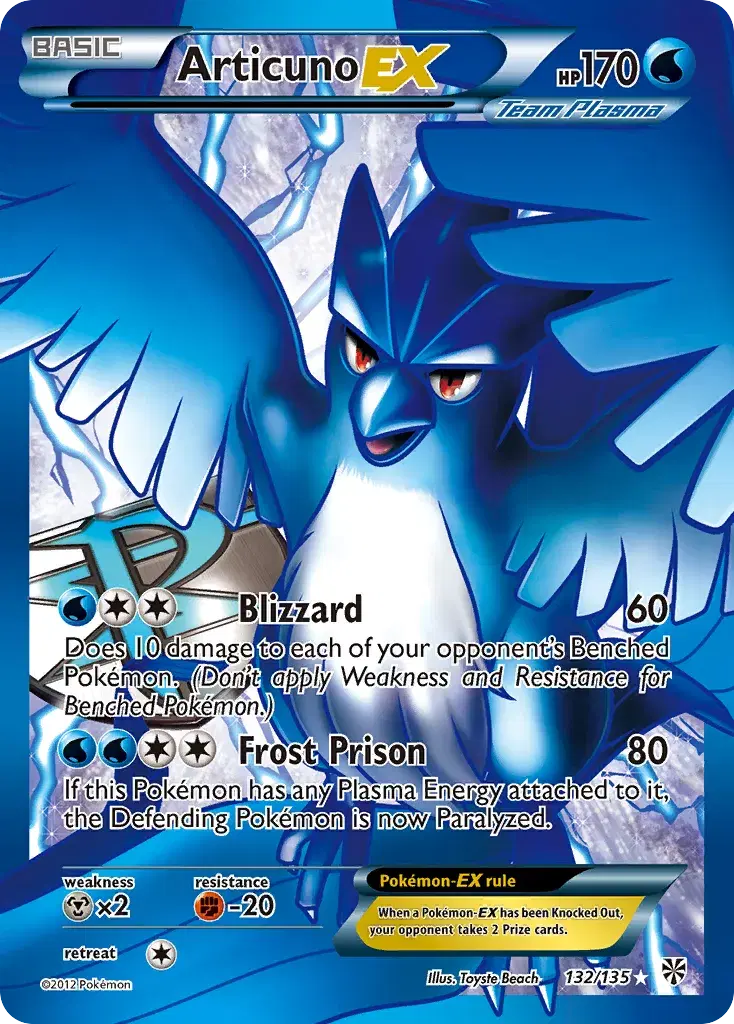 Articuno-EX Plasma Storm 132