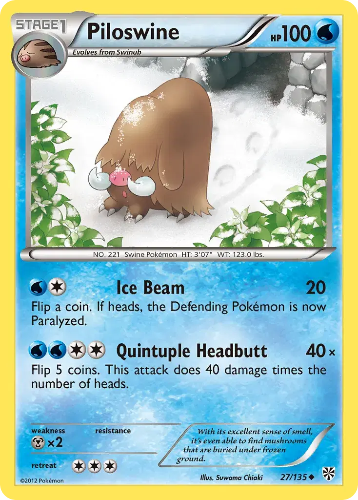 Piloswine Plasma Storm 27