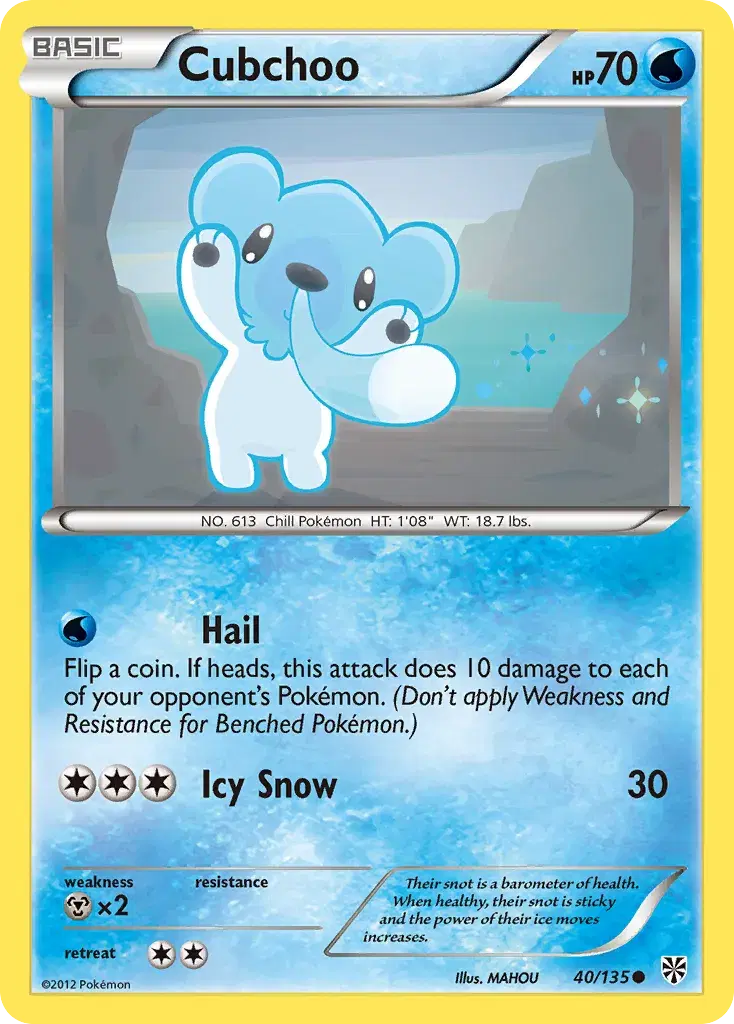 Cubchoo Plasma Storm 40