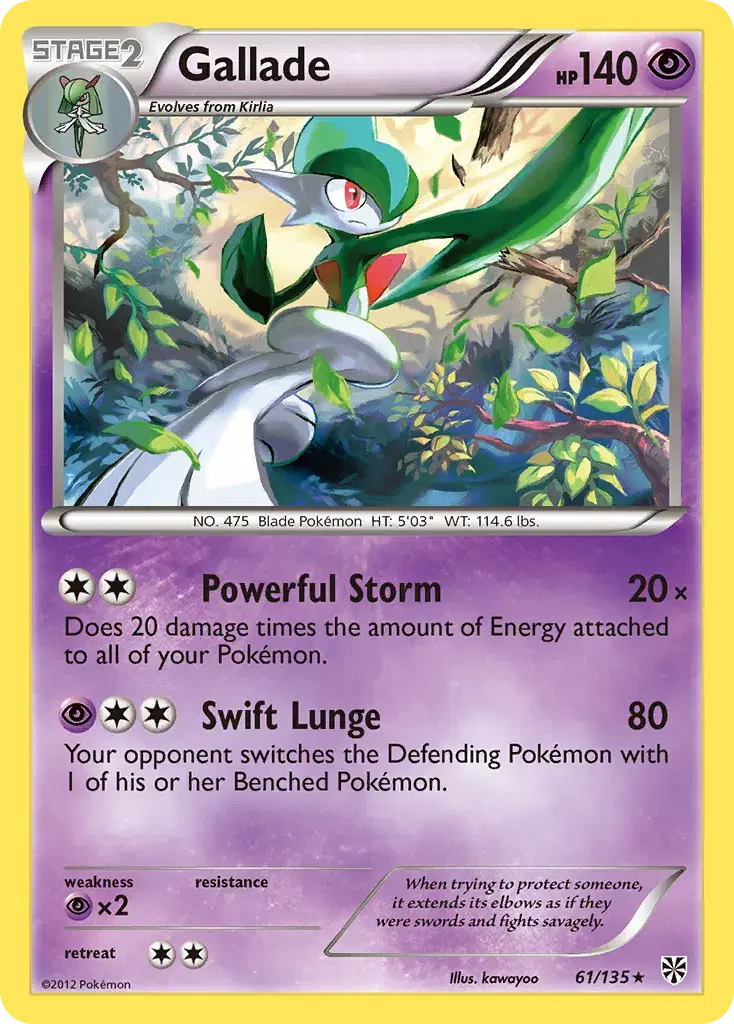Gallade Plasma Storm 61
