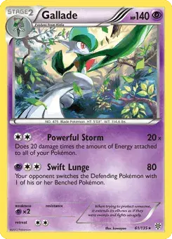 Gallade Plasma Storm