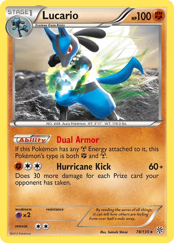 Lucario Plasma Storm 78