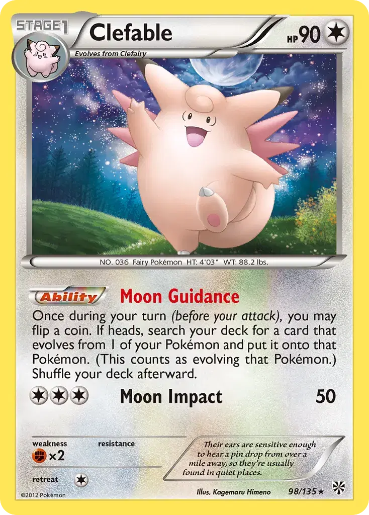 Clefable Plasma Storm 98