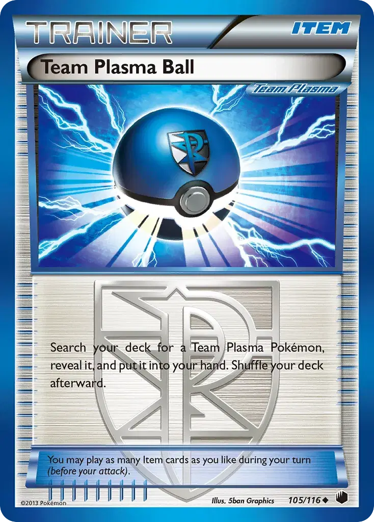 Team Plasma Ball Plasma Freeze 105
